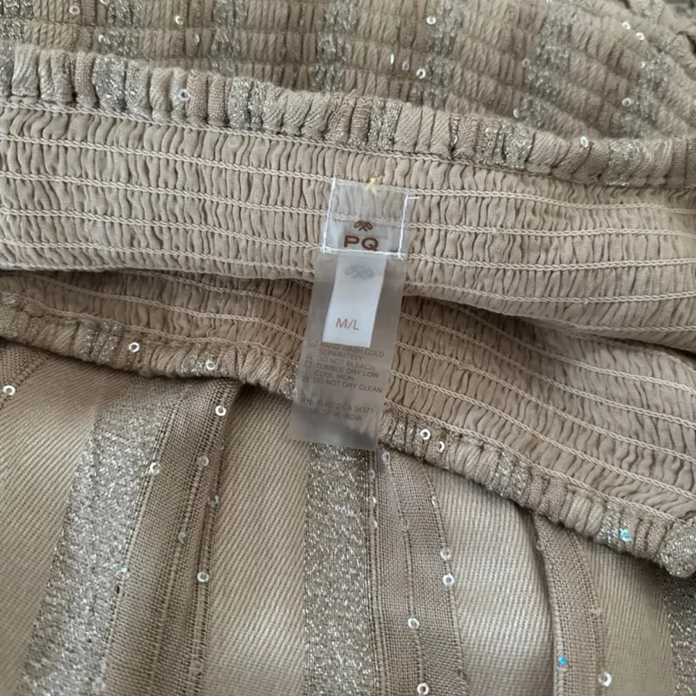 Anthropologie PQ Swim Carrie Square-Neck Tier Dress size Medium/Large - Picture 10 of 12